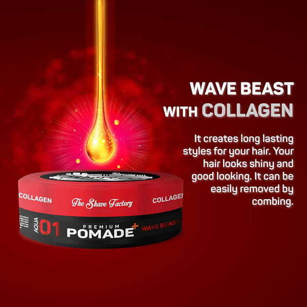 The Shave Factory hair pomade 01 with collagen 150ml