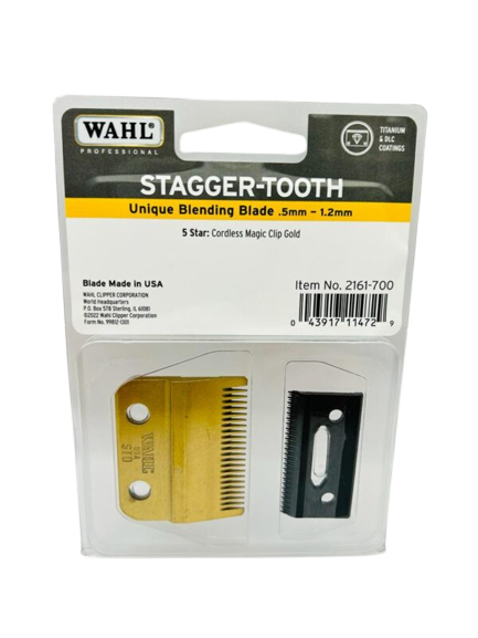Wahl Stagger Tooth Gold Blade 2161-700 for Wahl Magic Gold Clipper