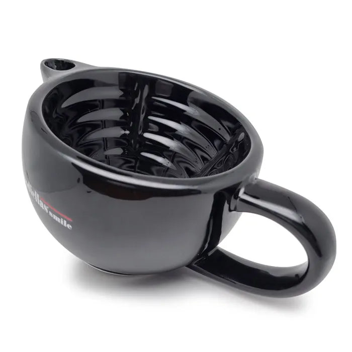 The Goodfellas’ Smile Scuttle Shaving Bowl Black/White