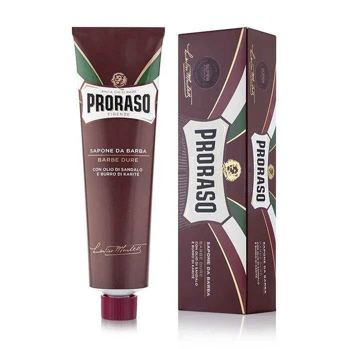 Proraso Shaving Cream 150 ml Tube - Sandalwood & Shea Butter