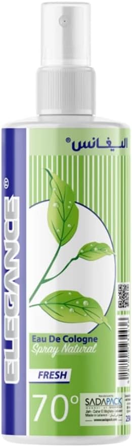 Elegance Eau De Cologne Natural Spray Cologne 250ml