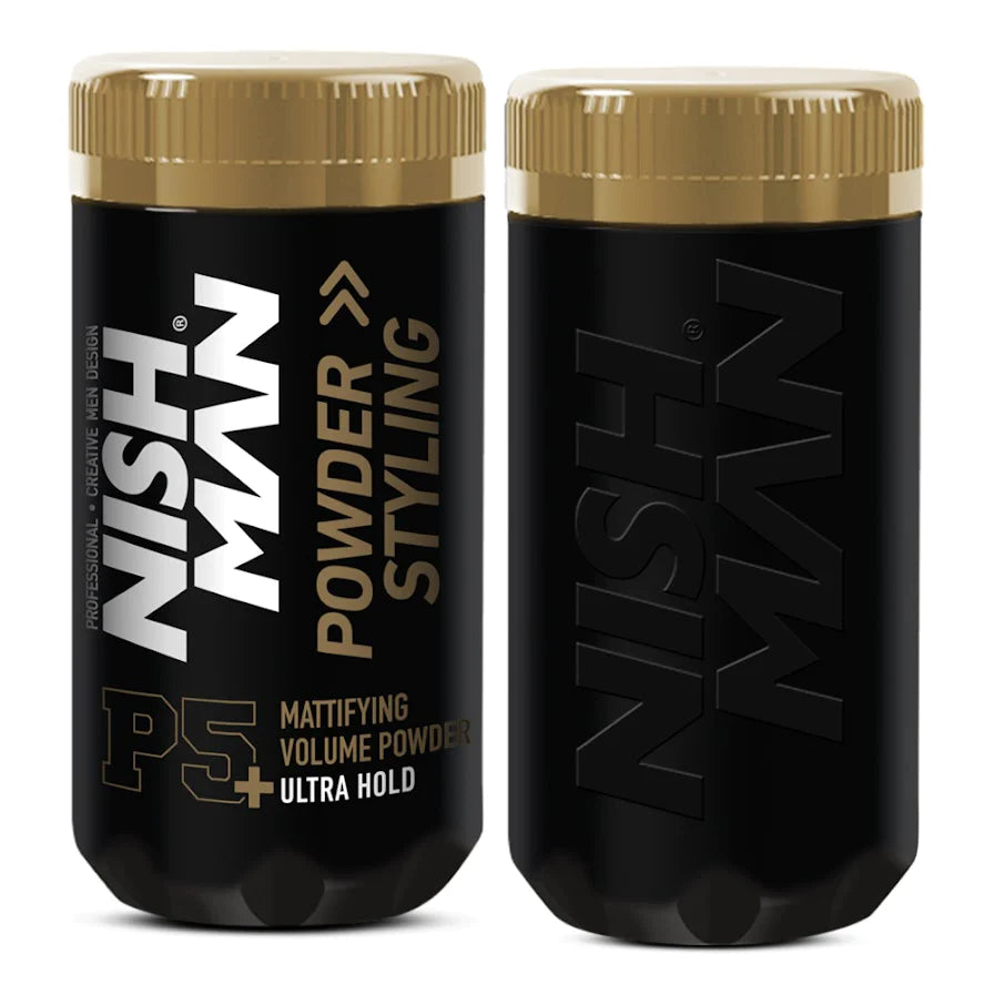 Nish Man Powder Hair Styling Wax Ultra Hold P5+ 20g