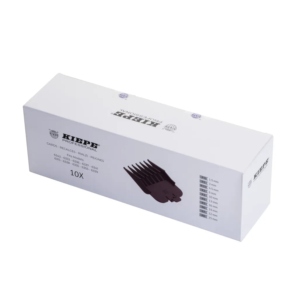 KIEPE PROFESSIONAL SPARE COMBS FOR HAIR CLIPPERS 10 TRIMMER/CLIPPER GUIDE