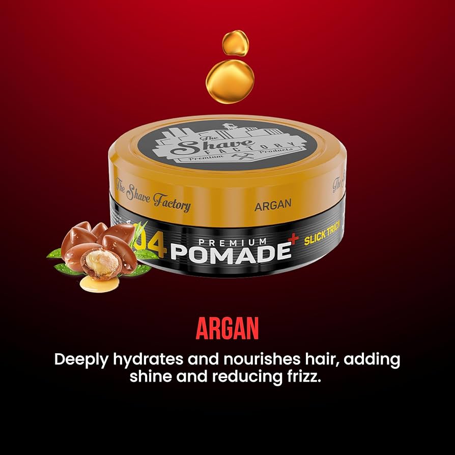 The Shave Factory hair pomade 04 with argan oil 150ml
