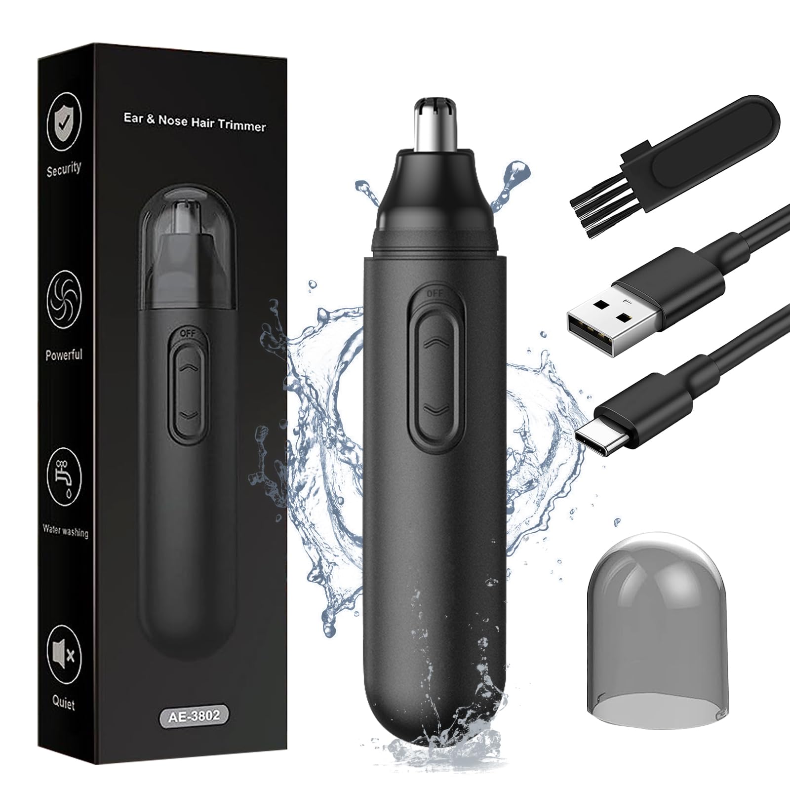 IPX7 Electric Nose Trimmer AE-3802