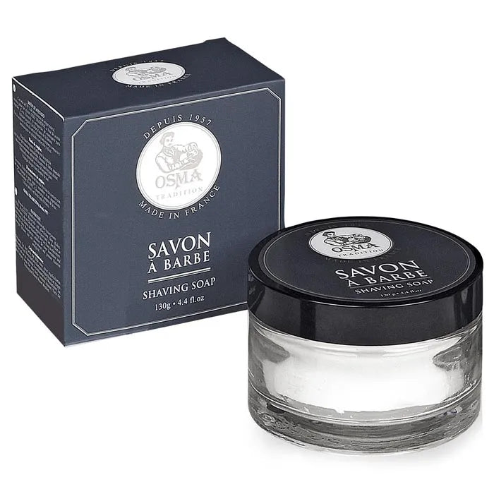 Osma Tradition shaving soap 130gr in glass bowl