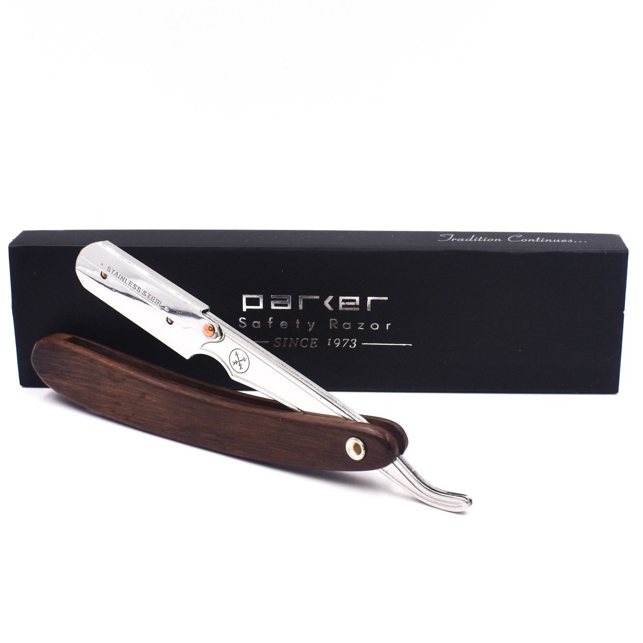 Parker Sheesham Wood Handle Professional Barber Razor - Srdw