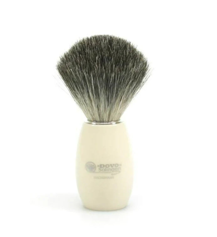 Dovo Faux Ivory White Acrylic Shaving Brush