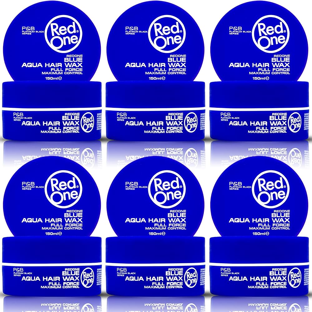 RedOne Blue Aqua Wax Full Force 150ml x 6 Pieces