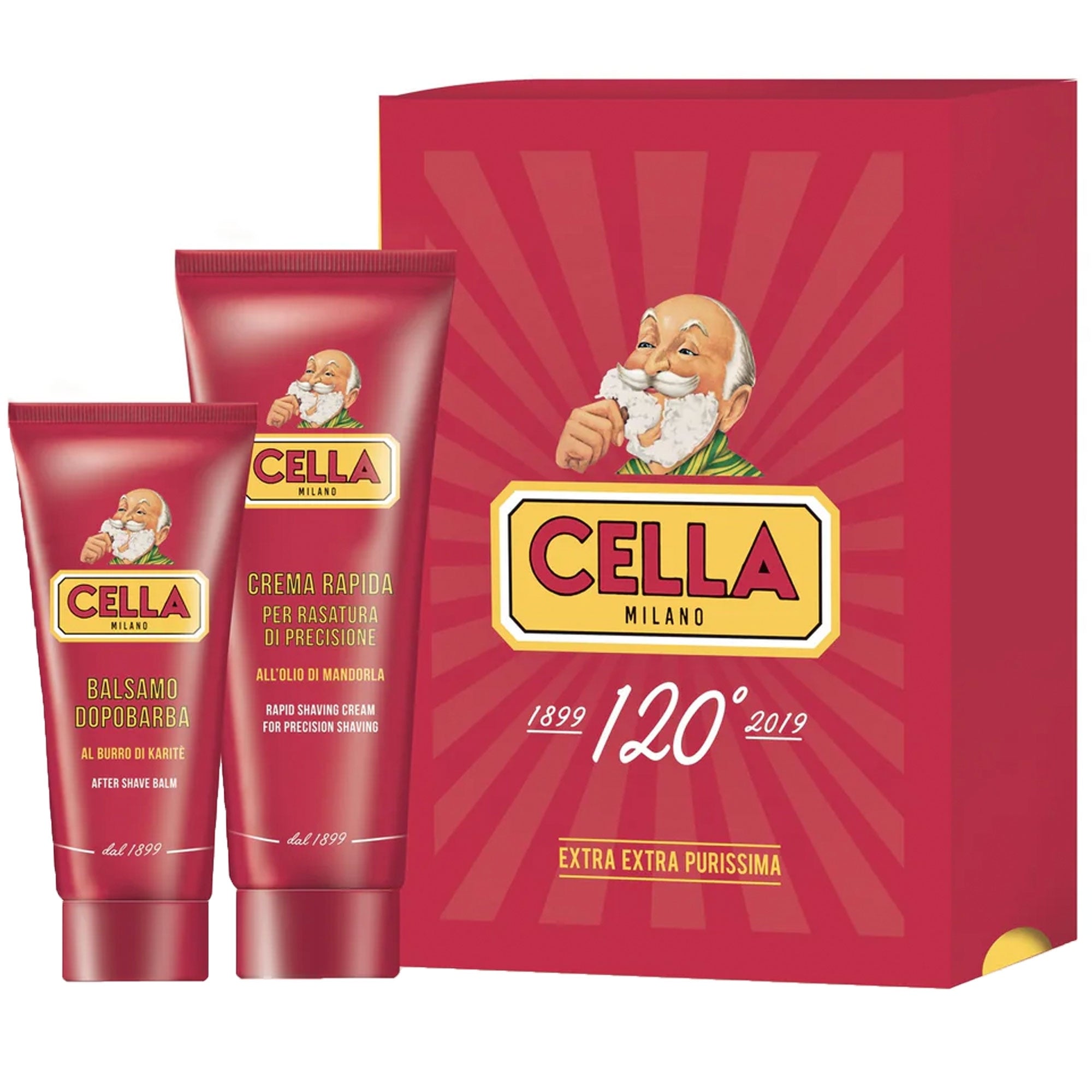 CELLA SHAVING SET CONSISTING OF QUICK CREAM AND AFTERSHAVE BALM