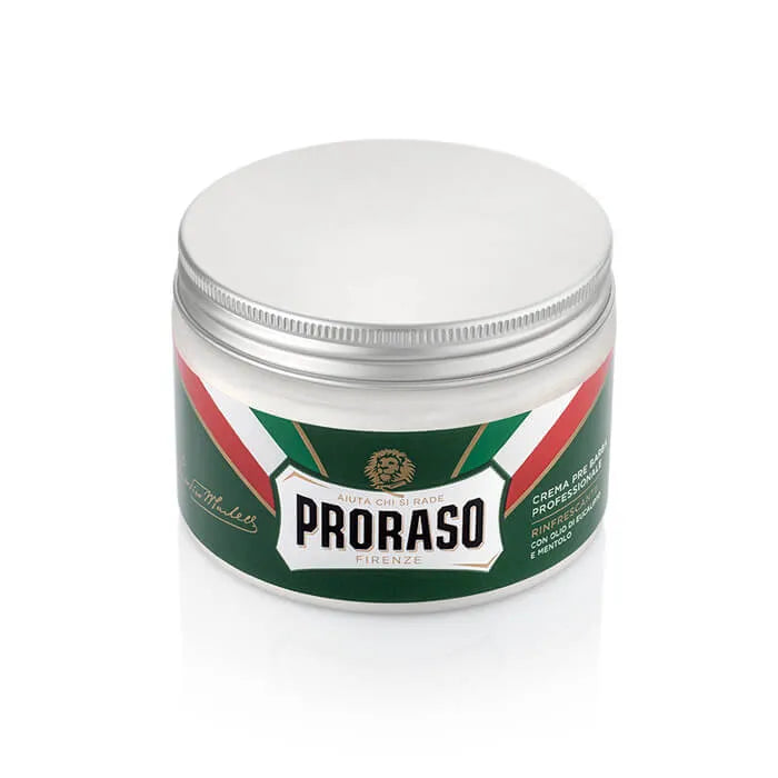 Proraso pre-shave cream green professional 300ml - Eucalyptus Oil and Menthol