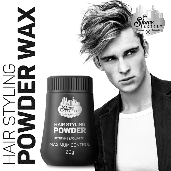 The Shave Factory Hair Styling Powder Mattifying & Volumizing