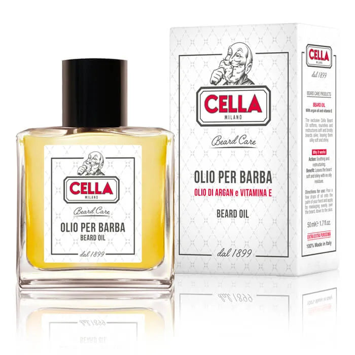 Cella Milano beard oil with argan 50ml