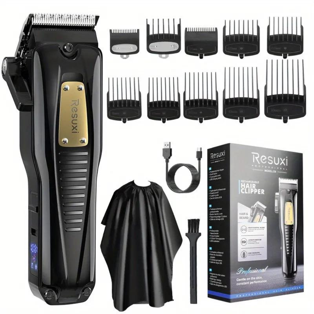 resuxi-rechargeable-hair-clipper-led-display-new