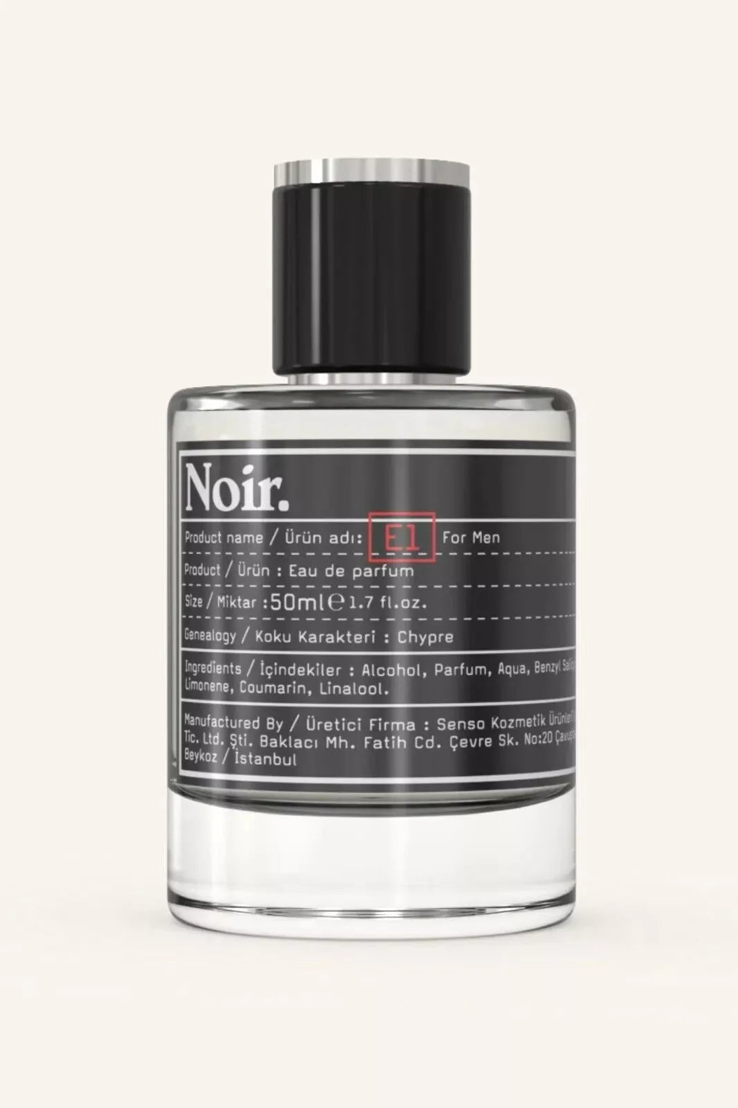 Noir E1 Eau De Perfume 50 ml