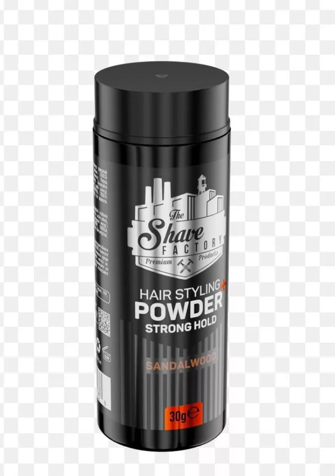 The Shave Factory - Hair Styling Powder - Strong Hold Sandalwood 30 g