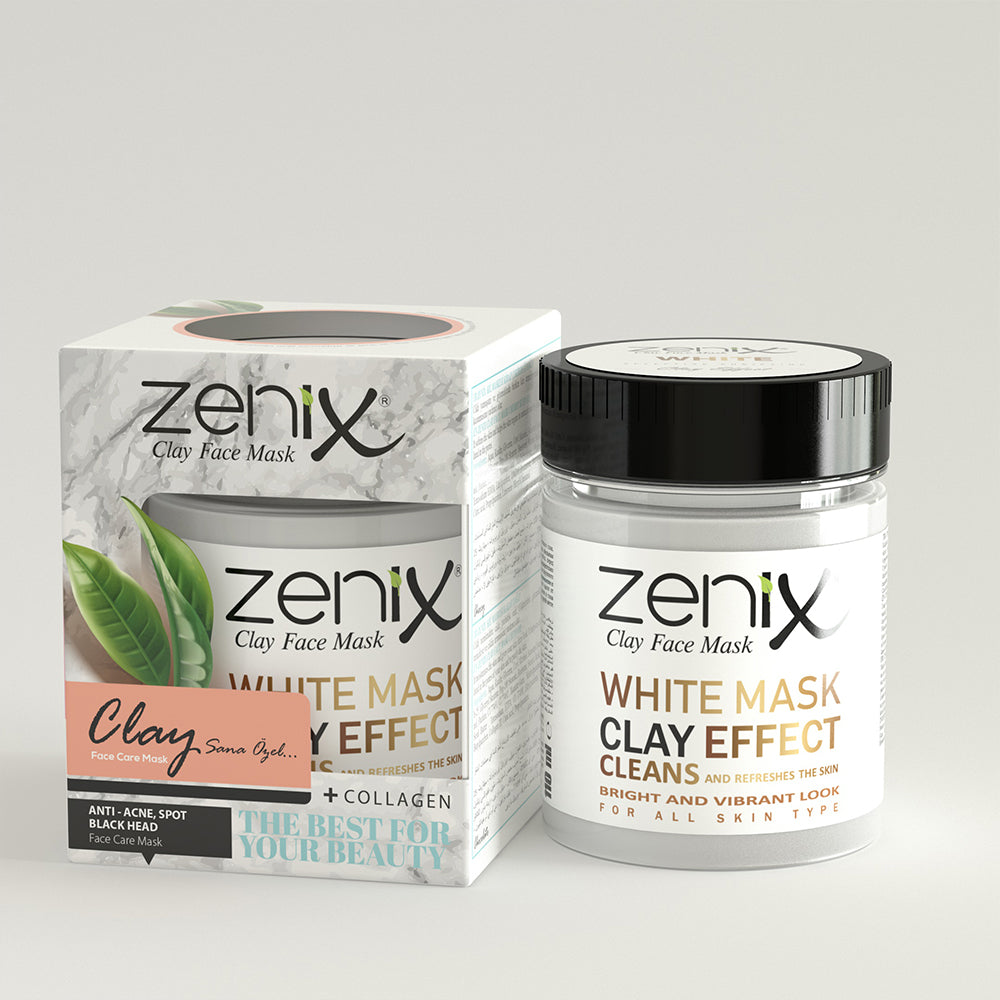 Zenix Clay Mask Natural Series White 190 G