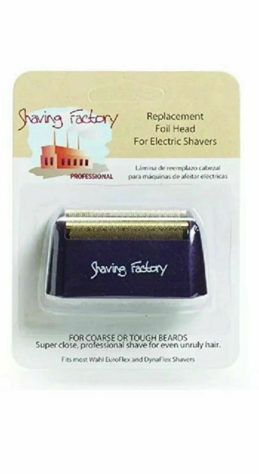 SHAVING FACTORY - Replacement Foil Head For Electric Shavers