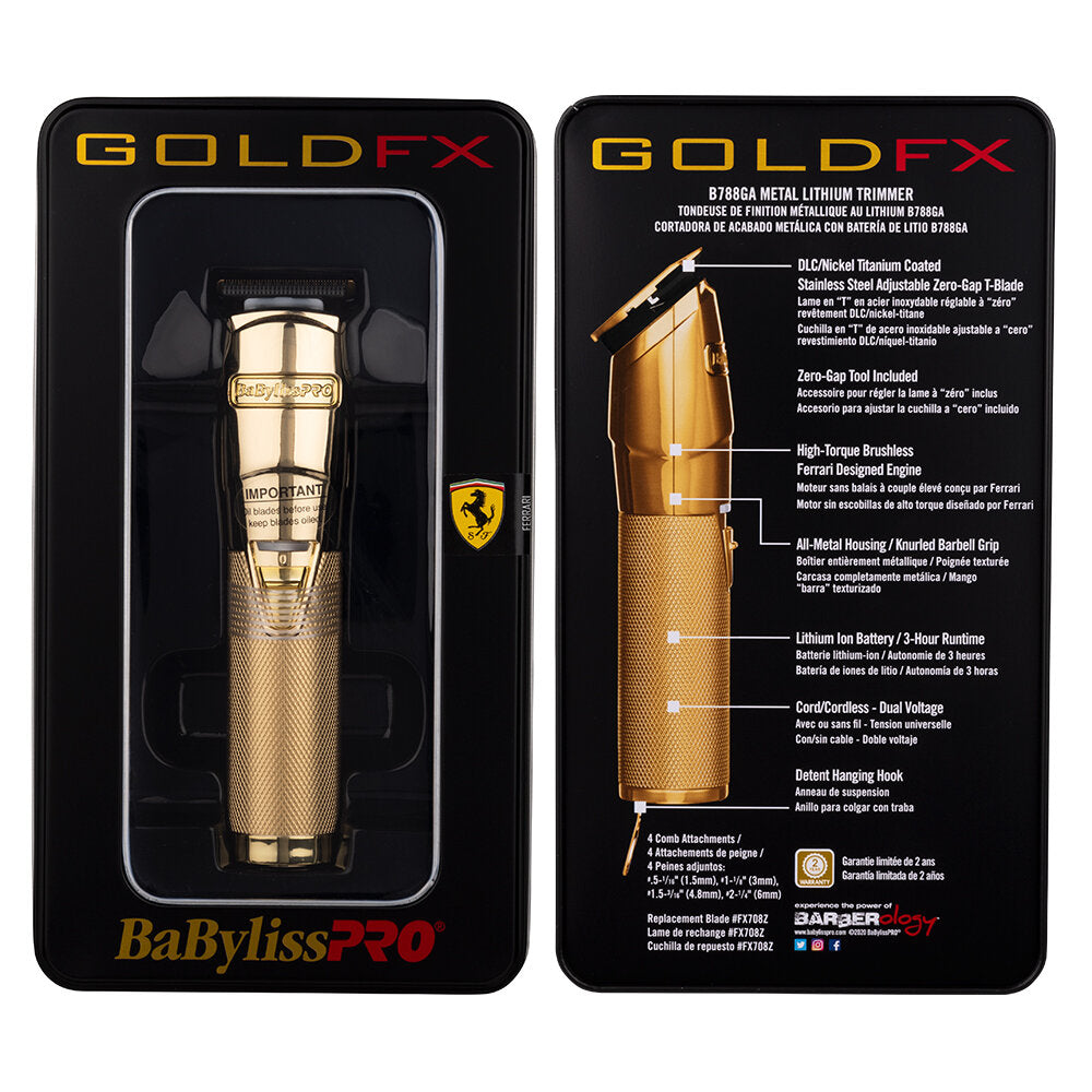 BaBylissPRO Gold FX Lithium Clipper FX 870G