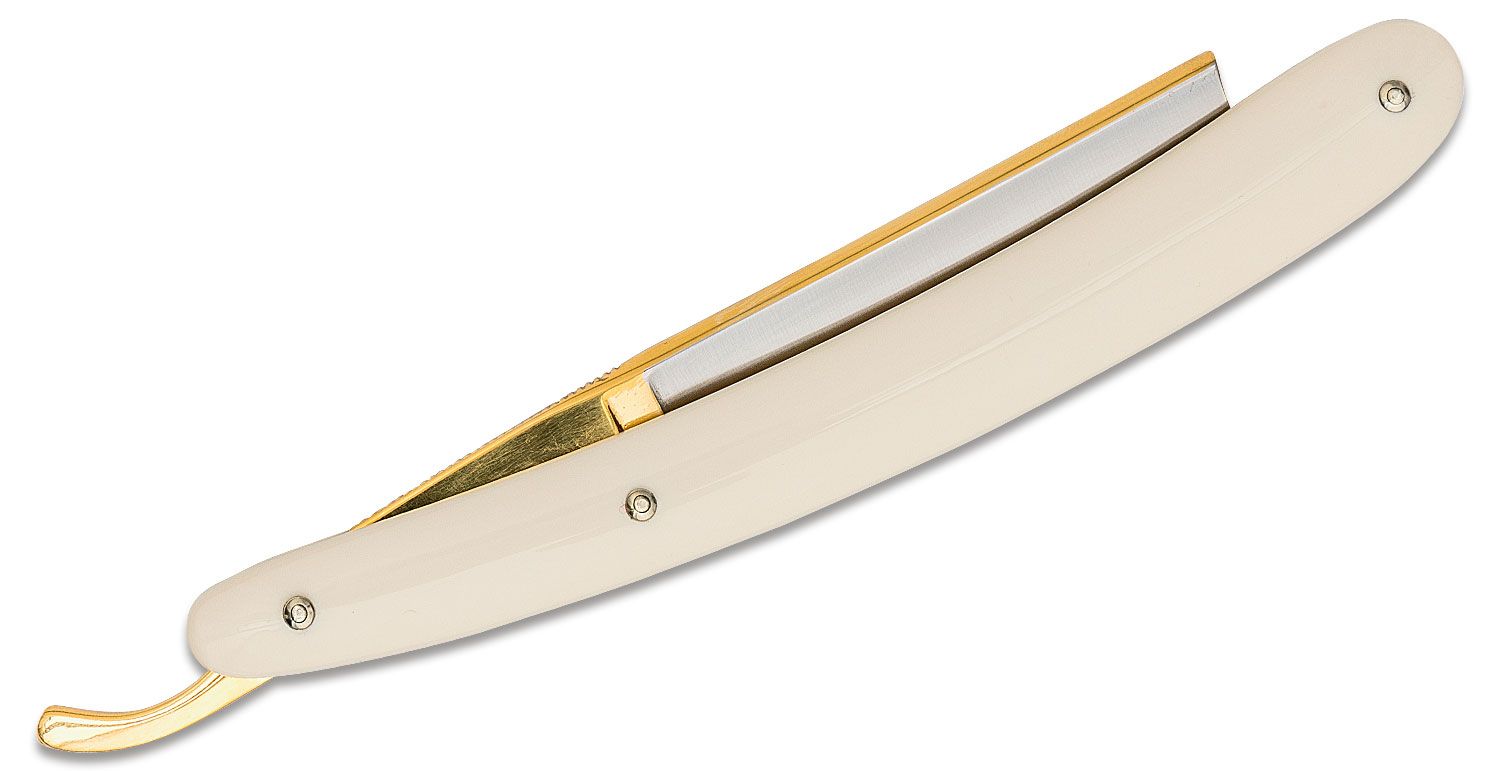 Dovo Boker Special Edition Edelweiss 24K Gold Straight Razor 5/8" 140320