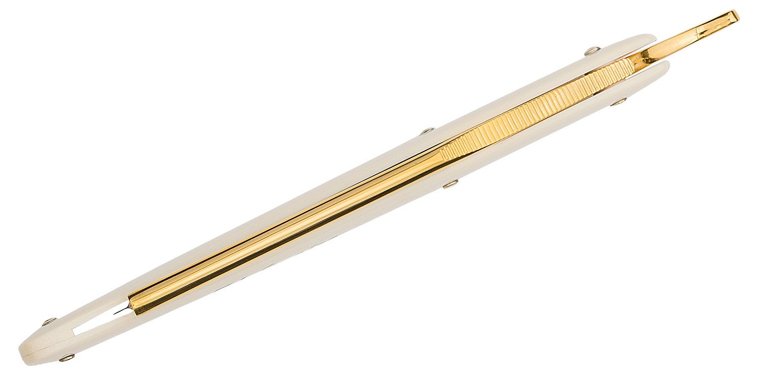 Dovo Boker Special Edition Edelweiss 24K Gold Straight Razor 5/8" 140320
