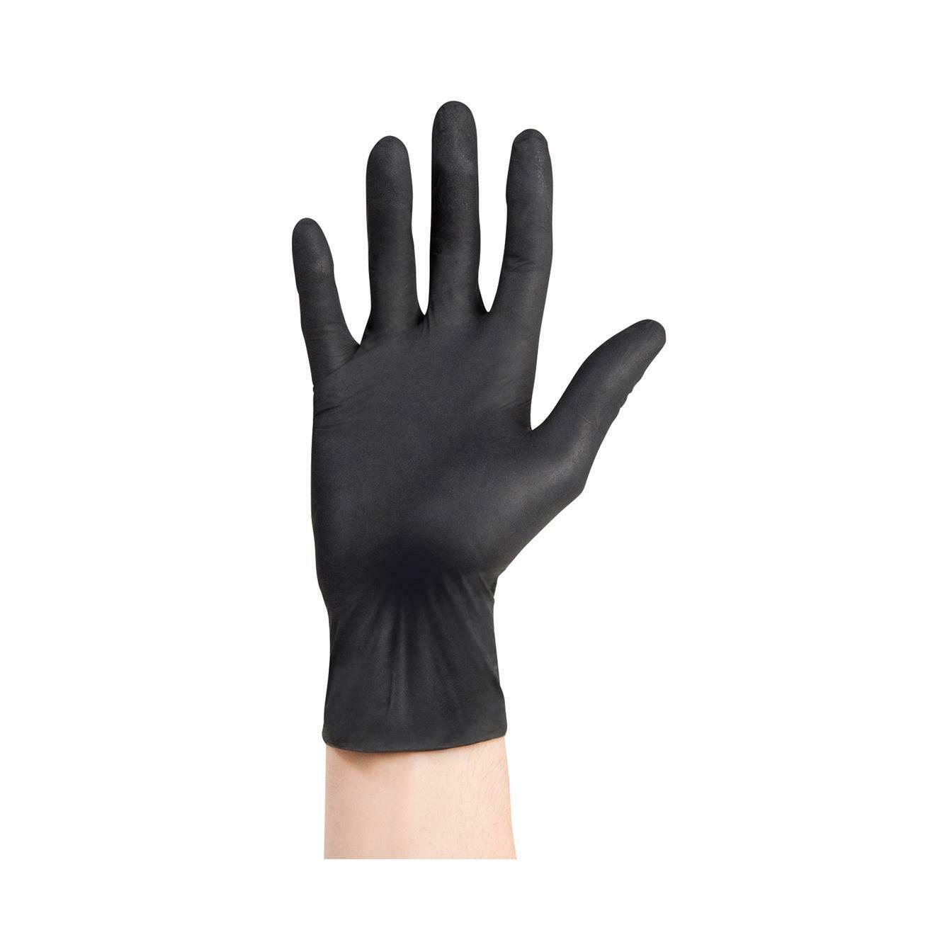 Sanek Black Nitrile Gloves for Barbers