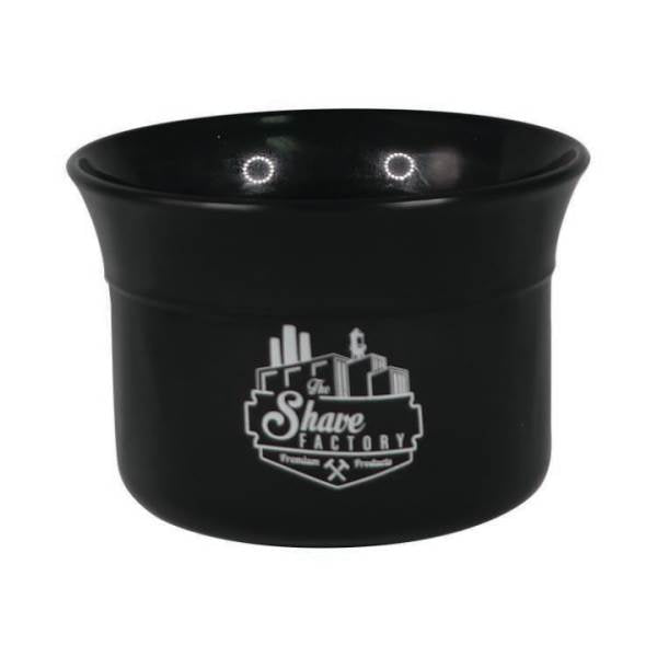 The Shave Factory Plastic Shave Mug - Black