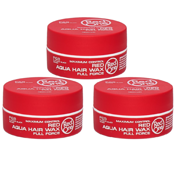 RedOne Red Aqua Wax Full Force 150ml x 3 Pieces