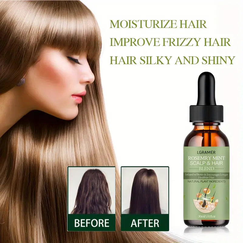 Lgramer 30ml Rosemary Mint Scalp And Hair Oil