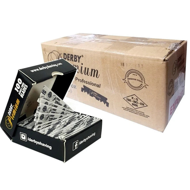 Derby Premium Single Edge Razor Blades (50 x 100 Blades)
