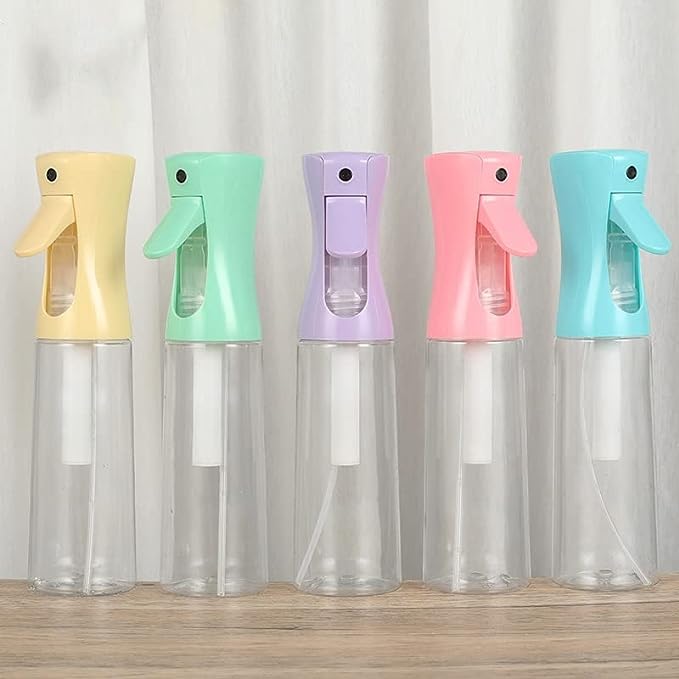Barber Hairdressing 300ml Salon Sprayer Reusable Trigger Plastic Continuous Spray Water Bottle