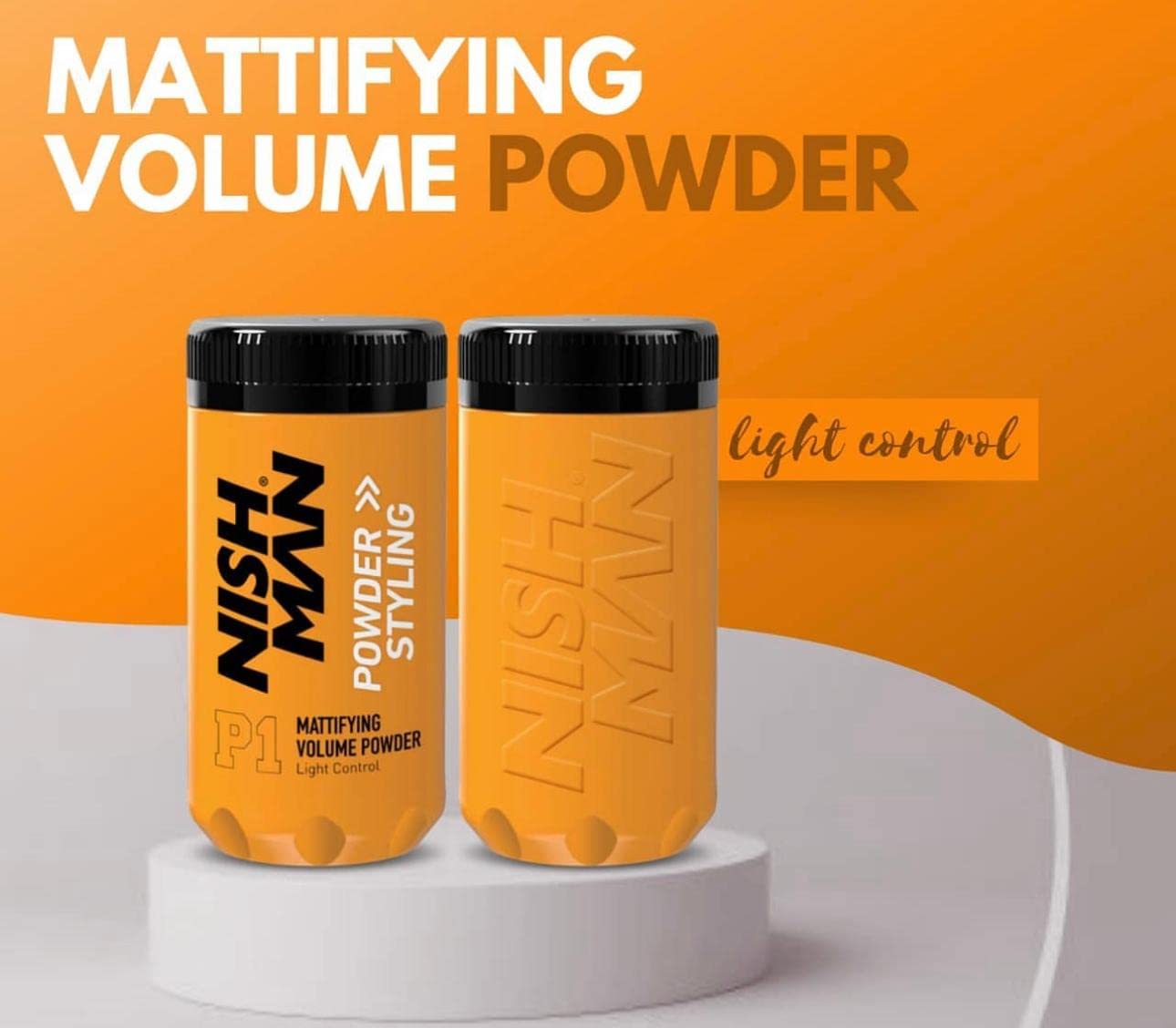 Nish Man Mattifying Hair Volumising Powder P1 (Regular Hold) 20g