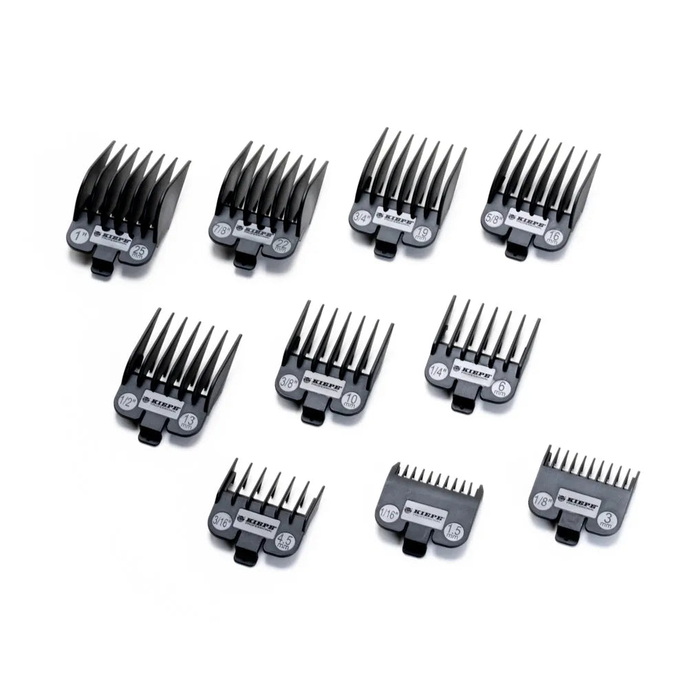 KIEPE PROFESSIONAL SPARE COMBS FOR HAIR CLIPPERS 10 TRIMMER/CLIPPER GUIDE