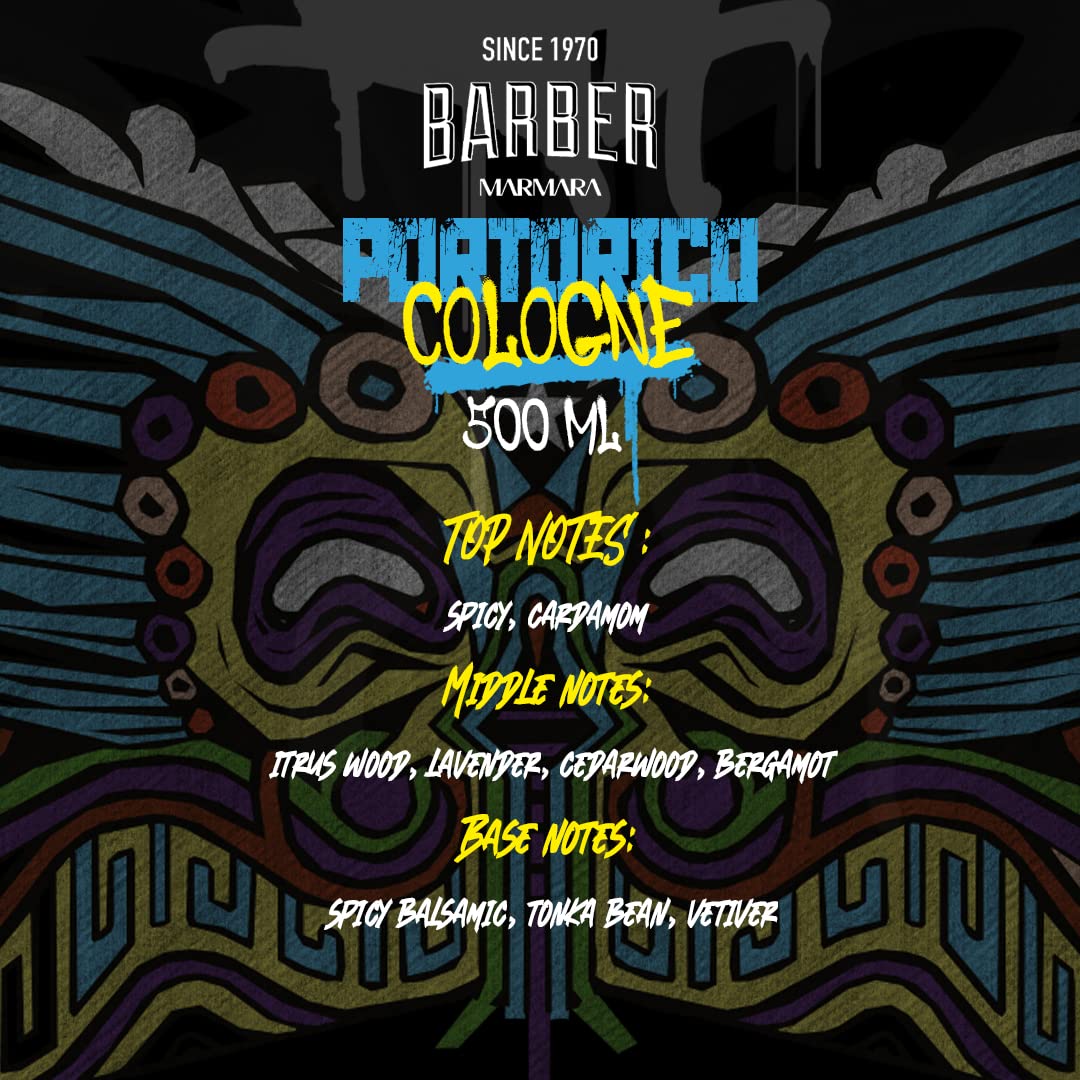 Marmara Barber Cologne Puerto Rico 500ml