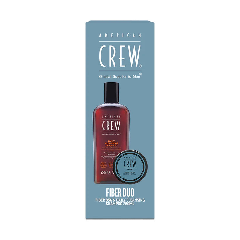 American Crew Fiber Duo Pack ( Daily Cleansing Shampoo 250 ml+ Fiber 85g)