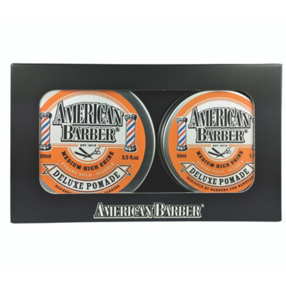 American Barber Styling Deluxe Pomade Duo Pack 100ml  + 50 ml