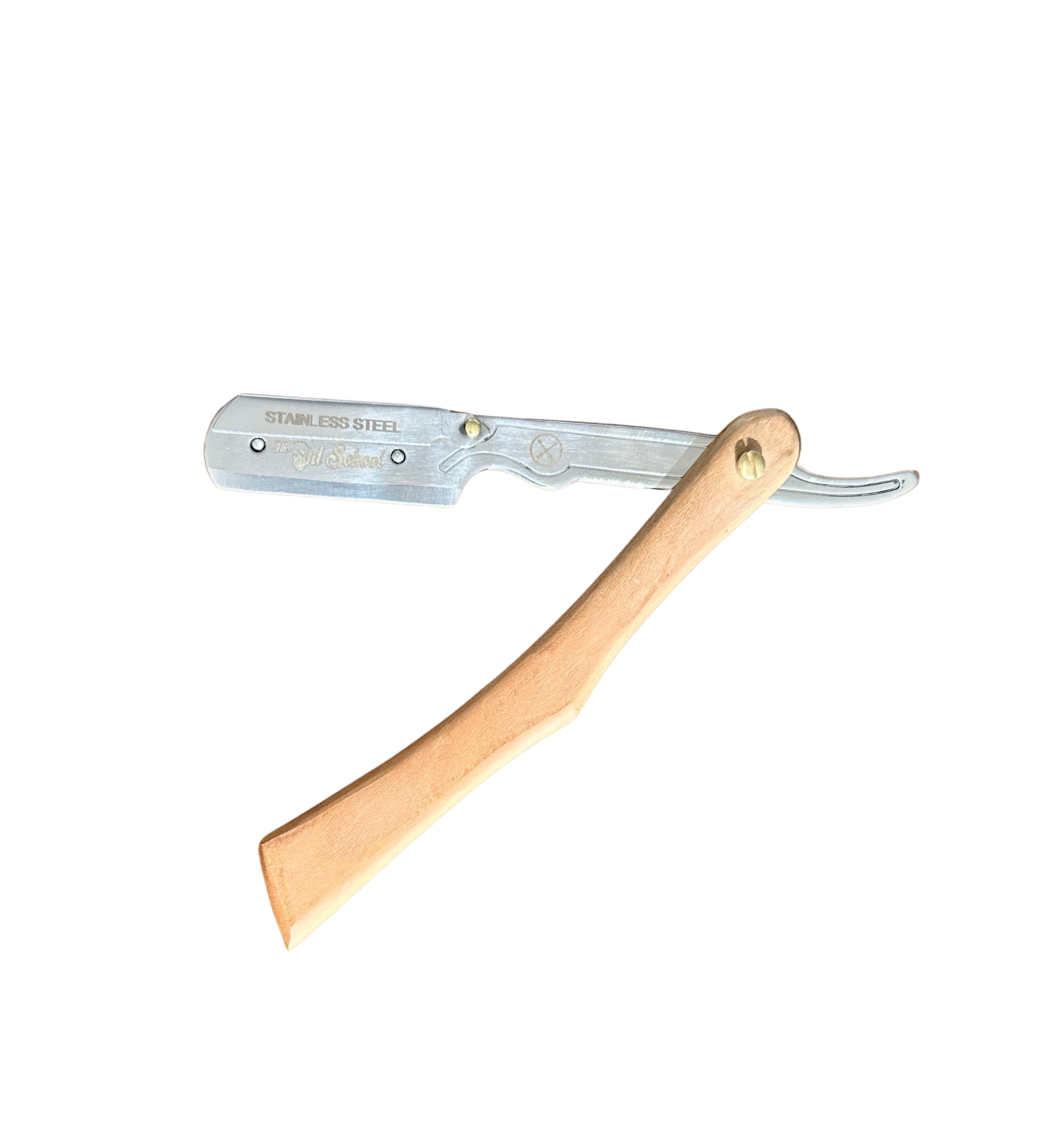 Straight Razor with Wooden Handle - Professional Olive wood