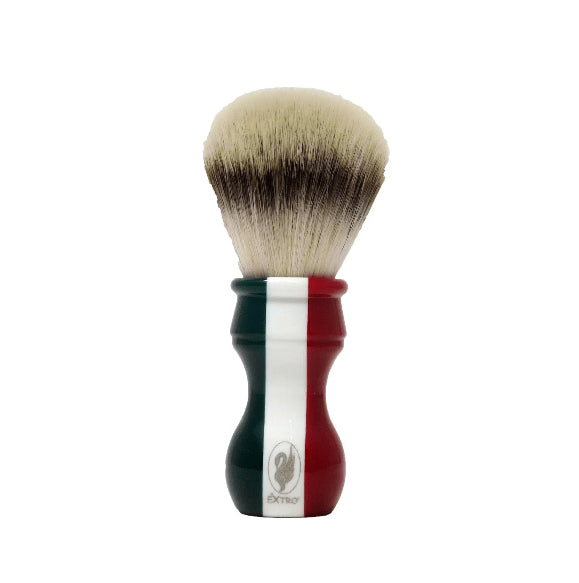 Extro Italian Tricolor Medium Synt Soft Shaving Brush