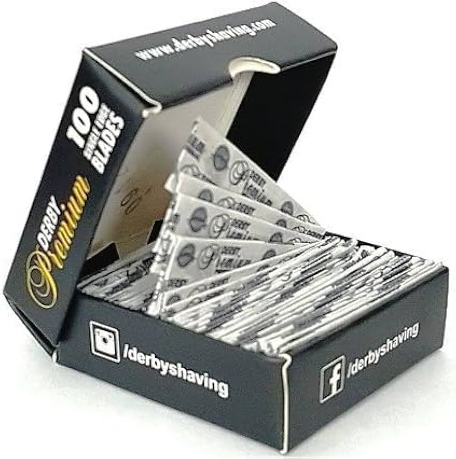 Derby Premium Single Edge Razor Blades (50 x 100 Blades)