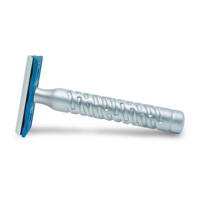 The Goodfellas’ smile safety razor Styletto Shadow Blue