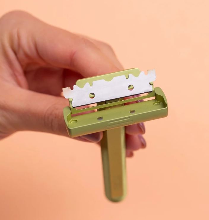 Natu Safety Razor Single Edge  Green