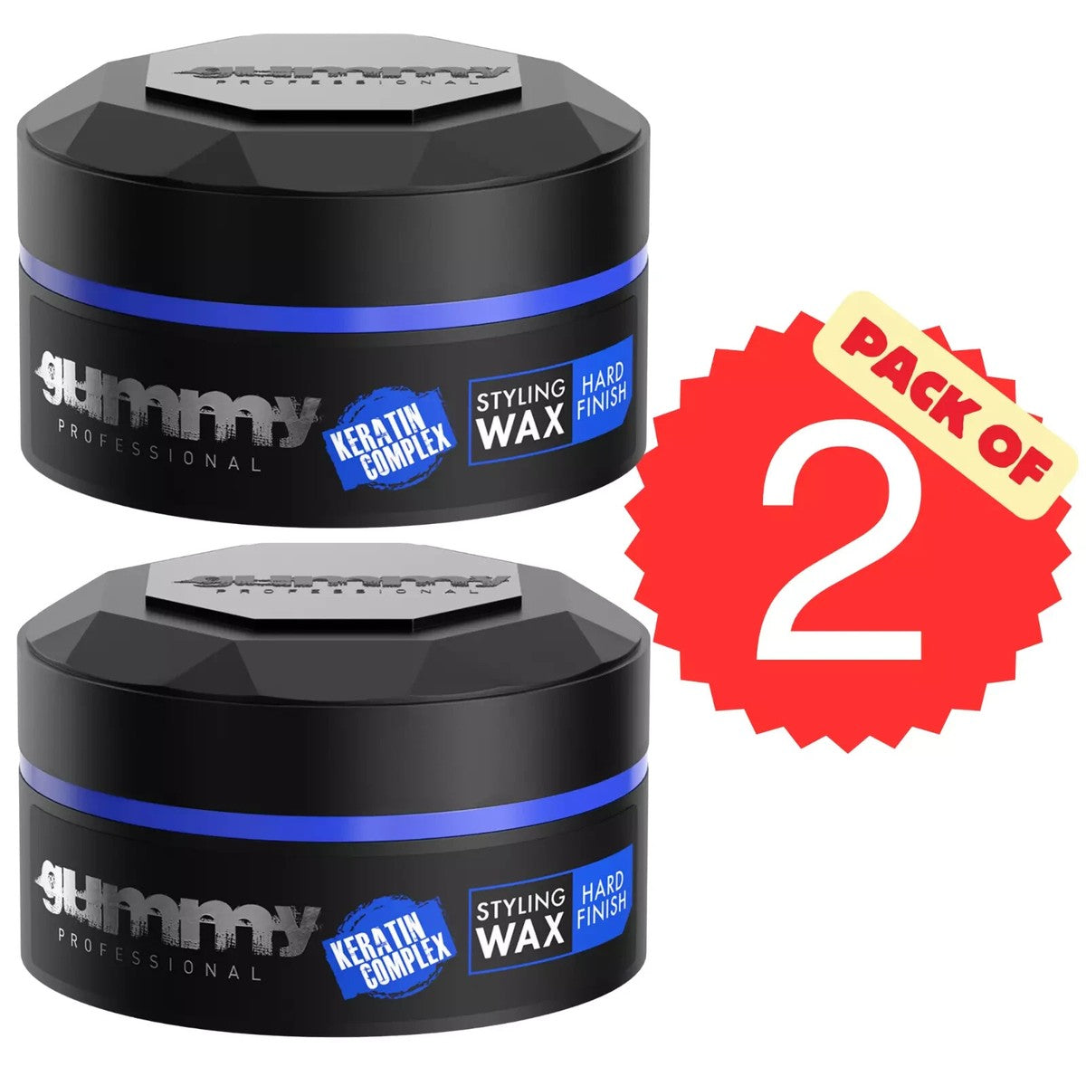 Fonex Gummy Styling Wax Hard Finish x 2