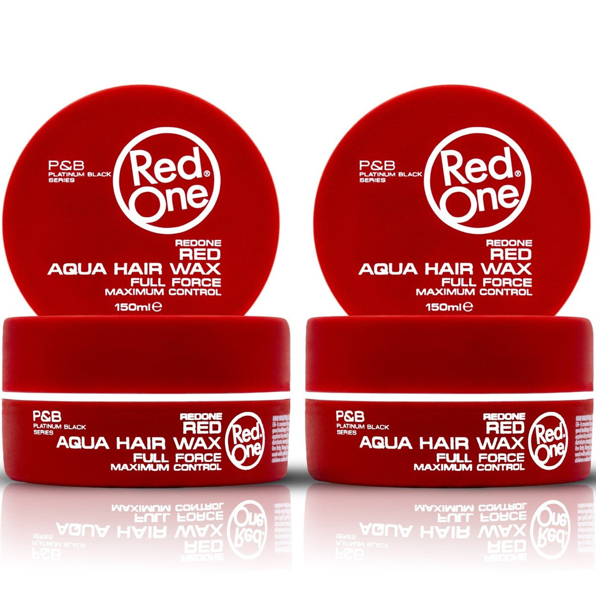RedOne Red Aqua Wax Full Force 150ml x 2 Pieces