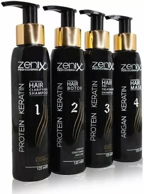 Zenix Professional Hair Straightener Botox Systems with Protein & Keratin