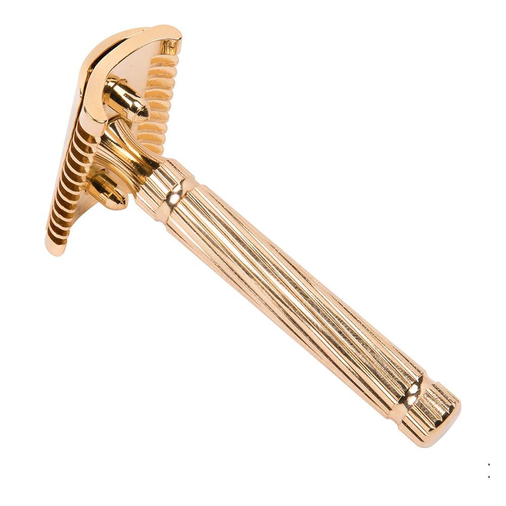 Fatip Gold "il Piccolo Storto" Slant Open Comb Razor