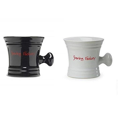 Shaving Factory Shaving Mug Black / White