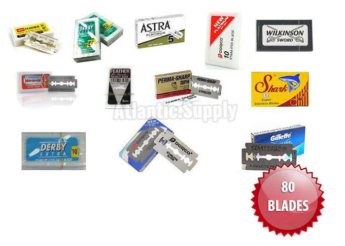 The Ultimate  Double Edge Razor Blades Sampler Set