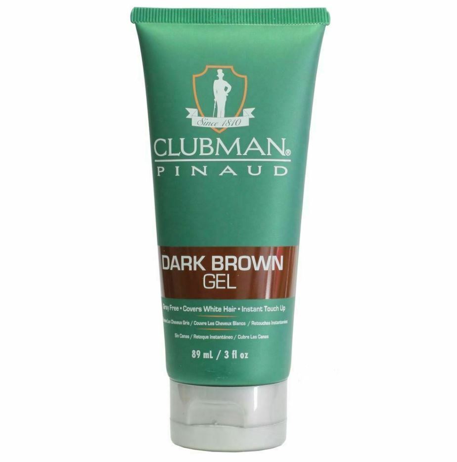CLUBMAN PINAUD - Dark Brown Hair Color Gel For Grey Hair 89ml