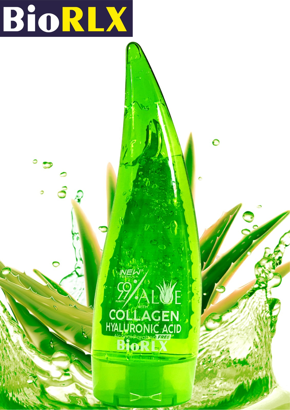 Bio Rlx Aloe Vera Gel %99 Aloe Vera + Collagen + Hyaluronic Acid 250 ml