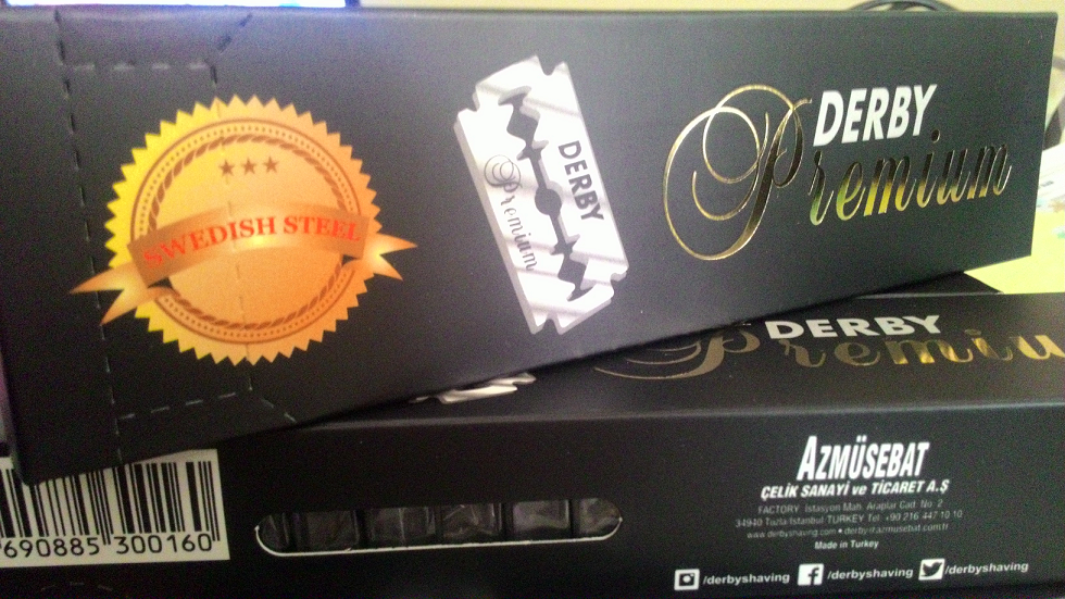 Derby Premium Double Edge Razor Blades